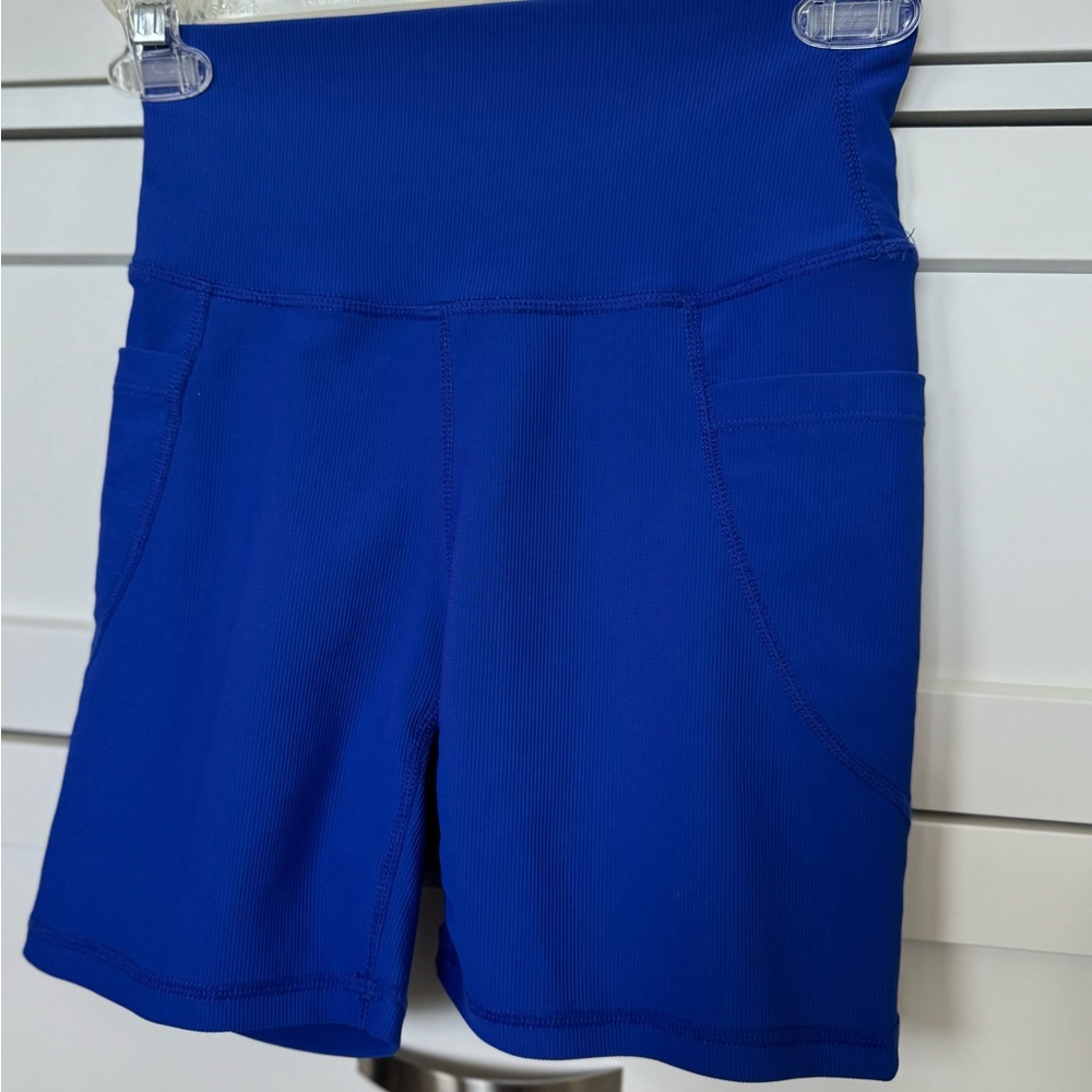 Vibrant Blue Women's Bike Shorts